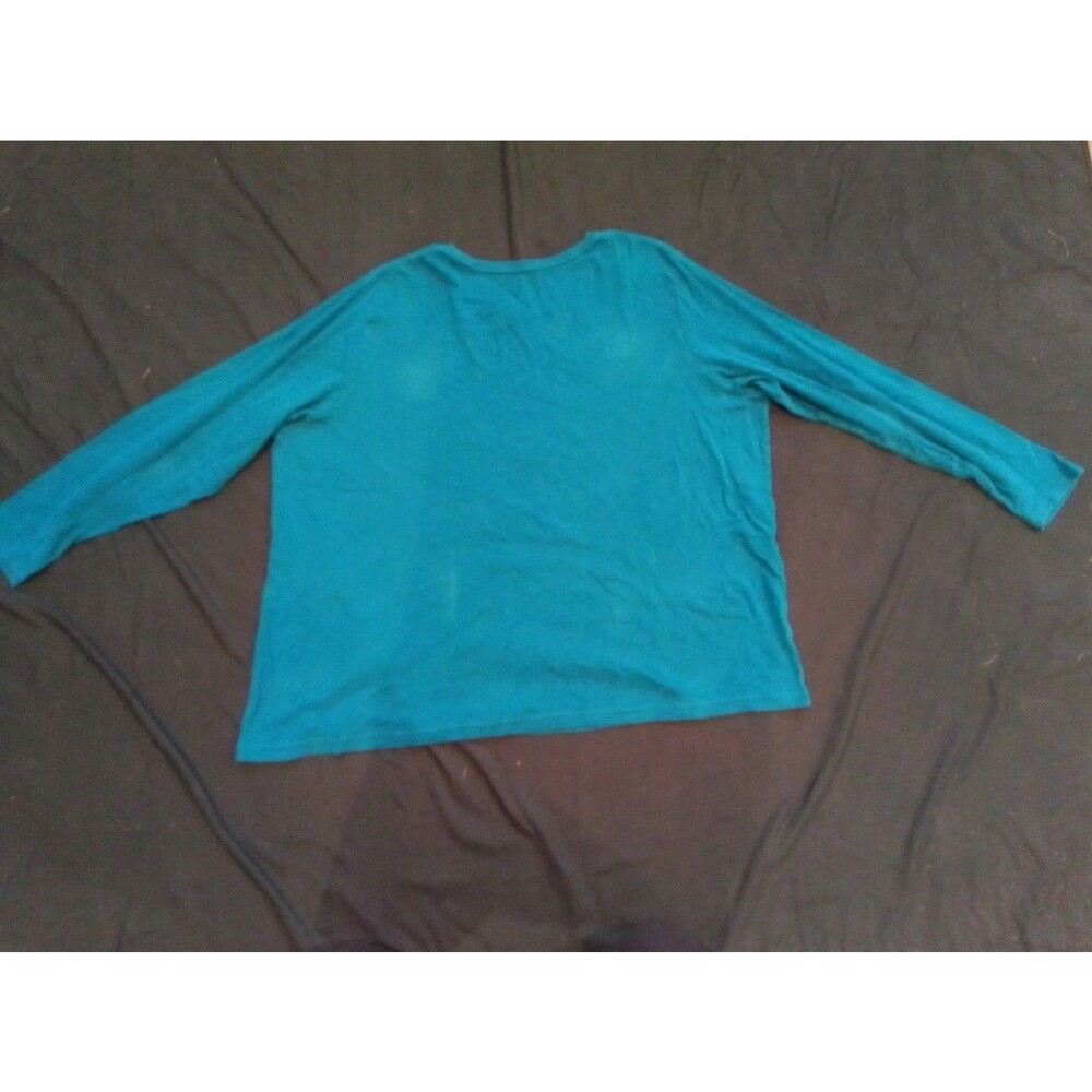Croft & Barrow The Classic Tee Woman's Long Sleeve Shirt Size 2XL - Picture 7 of 7